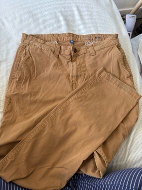 George Slim Chino Pants - Tan Brown